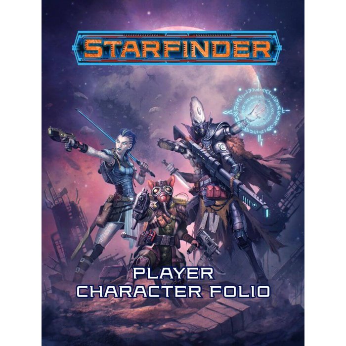 Copertina di Starfinder: Player Character Folio Copertina di Starfinder: Player Character Folio
