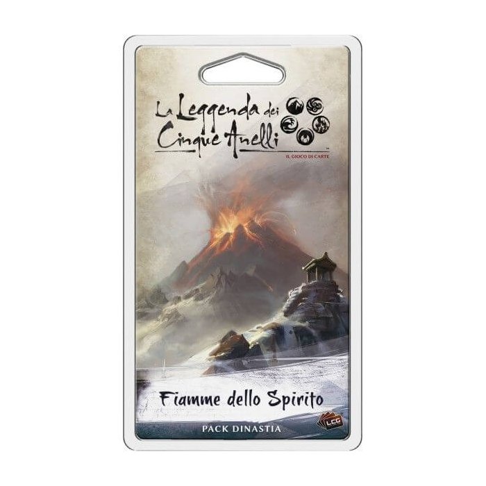 Copertina di La Leggenda dei Cinque Anelli - LCG: Fiamme dello Spirito Copertina di La Leggenda dei Cinque Anelli - LCG: Fiamme dello Spirito