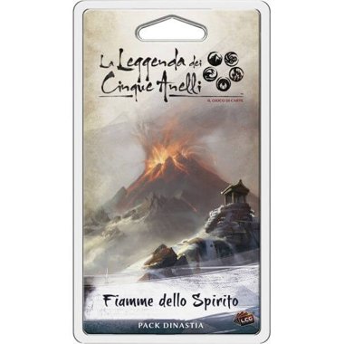 Copertina di La Leggenda dei Cinque Anelli - LCG: Fiamme dello Spirito Copertina di La Leggenda dei Cinque Anelli - LCG: Fiamme dello Spirito