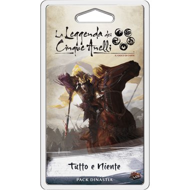 Copertina di La Leggenda dei Cinque Anelli - LCG: Tutto e Niente Copertina di La Leggenda dei Cinque Anelli - LCG: Tutto e Niente