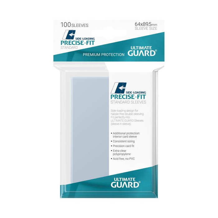 Copertina di Bustine Standard Ultimate Guard Precise Fit Side-Loading 100 Copertina di Bustine Standard Ultimate Guard Precise Fit Side-Loading 100