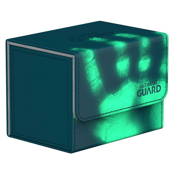 Copertina di Porta Mazzo Ultimate Guard Sidewinder 80 Chromiaskin (BLU PETROLIO) Copertina di Porta Mazzo Ultimate Guard Sidewinder 80 Chromiaskin (BLU PETROLIO)