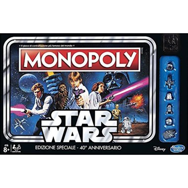 Copertina di Monopoly: Star Wars - Edizione 40° Anniversario Copertina di Monopoly: Star Wars - Edizione 40° Anniversario