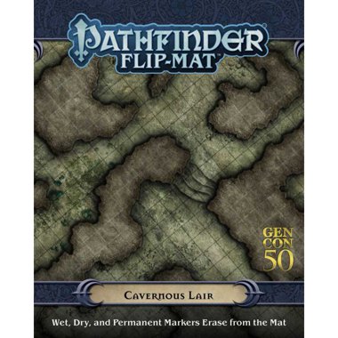 Copertina di Pathfinder Flip-Mat: Cavernous Lair Copertina di Pathfinder Flip-Mat: Cavernous Lair
