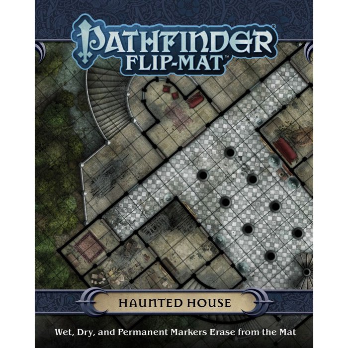 Copertina di Pathfinder Flip-Mat: Haunted House Copertina di Pathfinder Flip-Mat: Haunted House