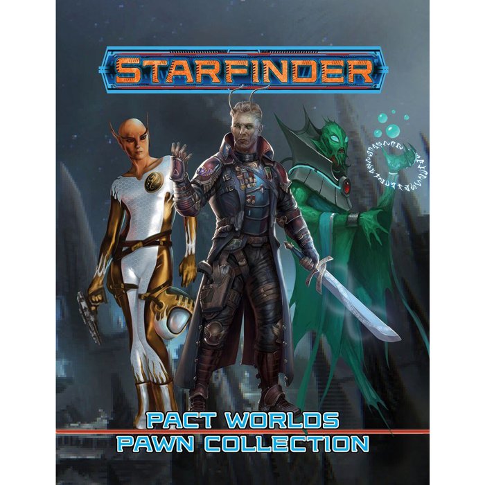 Copertina di Starfinder Pawns: Pact Worlds Pawn Collection Copertina di Starfinder Pawns: Pact Worlds Pawn Collection