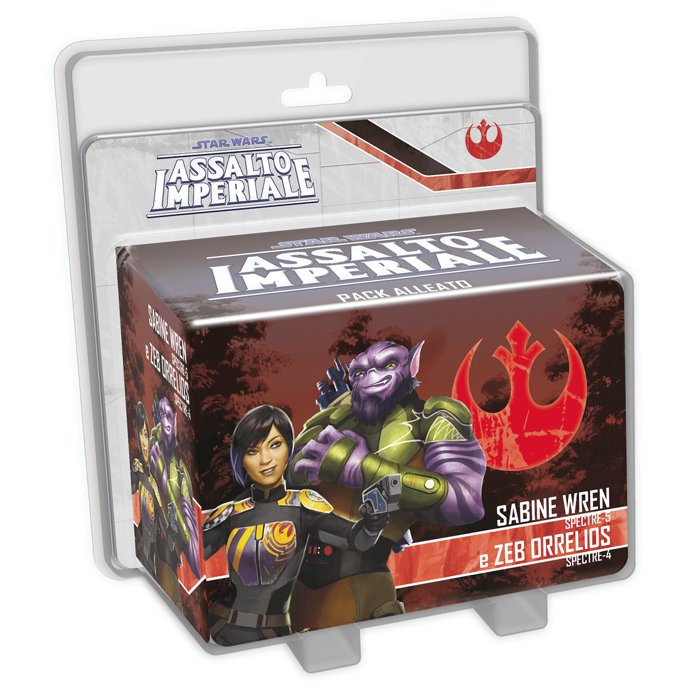 Copertina di Star Wars Assalto Imperiale: Sabine Wren e Zeb Orrelios Copertina di Star Wars Assalto Imperiale: Sabine Wren e Zeb Orrelios