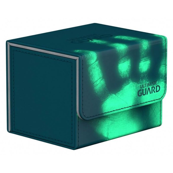 Copertina di Porta Mazzo Ultimate Guard Sidewinder 100 Chromiaskin (BLU PETROLIO) Copertina di Porta Mazzo Ultimate Guard Sidewinder 100 Chromiaskin (BLU PETROLIO)