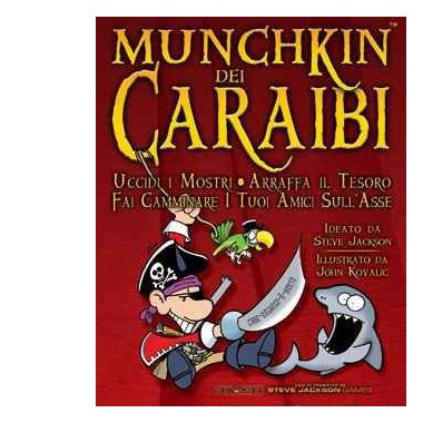 Copertina di Munchkin dei Caraibi Copertina di Munchkin dei Caraibi