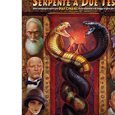Copertina di Il Richiamo di Cthulhu: Pulp Cthulhu - Il Serpente a Due Teste Copertina di Il Richiamo di Cthulhu: Pulp Cthulhu - Il Serpente a Due Teste