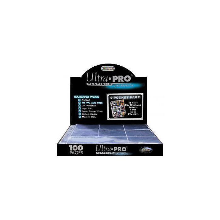 Copertina di 100 Fogli per Raccoglitore 9 Tasche Platinum Copertina di 100 Fogli per Raccoglitore 9 Tasche Platinum
