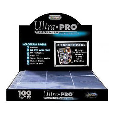 Copertina di 100 Fogli per Raccoglitore 9 Tasche Platinum Copertina di 100 Fogli per Raccoglitore 9 Tasche Platinum