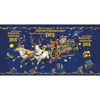 Copertina di Calendario dell'Avvento Giochi da Tavolo 2018 Copertina di Calendario dell'Avvento Giochi da Tavolo 2018