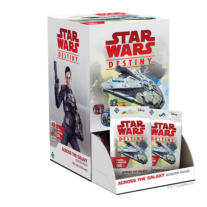 Copertina di Star Wars Destiny: Booster Box - Oltre la Galassia Copertina di Star Wars Destiny: Booster Box - Oltre la Galassia