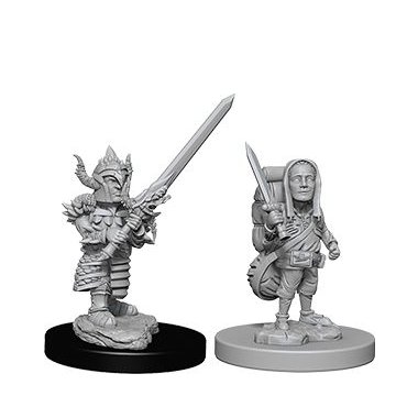 Nolzur's Marvelous Miniatures - Halfling Male Fighter
