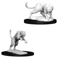 Nolzur's Marvelous Miniatures - Panther & Leopard
