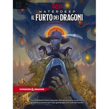 Copertina di Dungeons & Dragons: Waterdeep - Il Furto dei Dragoni Copertina di Dungeons & Dragons: Waterdeep - Il Furto dei Dragoni