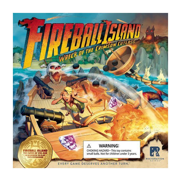 Copertina di Fireball Island: Wreck of the Crimson Cutlass Copertina di Fireball Island: Wreck of the Crimson Cutlass