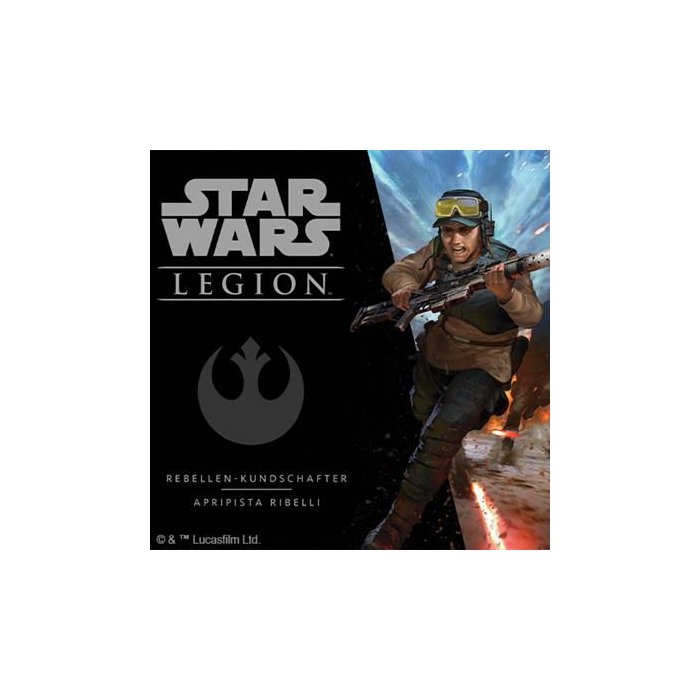 Copertina di Star Wars Legion: Apripista Ribelli Copertina di Star Wars Legion: Apripista Ribelli