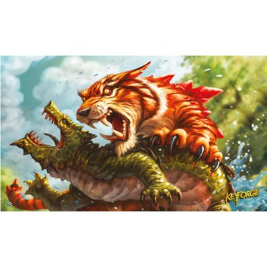 Copertina di KeyForge: Playmat - Tigre Possente Copertina di KeyForge: Playmat - Tigre Possente