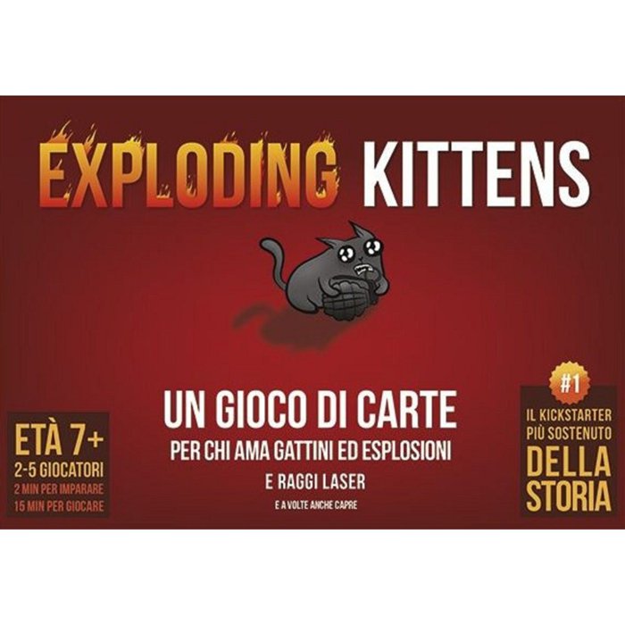 Copertina di Exploding Kittens Copertina di Exploding Kittens