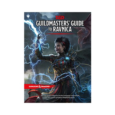 Copertina di Dungeons & Dragons Edizione Inglese: Guildmaster's Guide to Ravnica Copertina di Dungeons & Dragons Edizione Inglese: Guildmaster's Guide to Ravnica