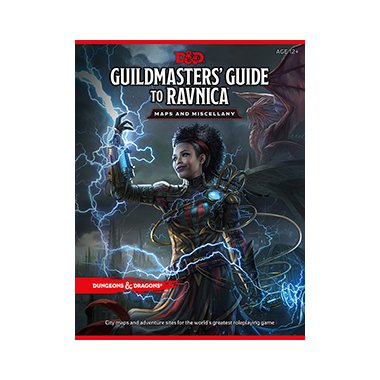 Copertina di Dungeons & Dragons Edizione Inglese: Guildmaster's Guide to Ravnica - Maps and Miscellany Copertina di Dungeons & Dragons Edizione Inglese: Guildmaster's Guide to Ravnica - Maps and Miscellany