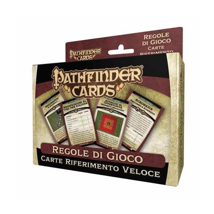 Copertina di Pathfinder: Carte di Riferimento Veloce Copertina di Pathfinder: Carte di Riferimento Veloce