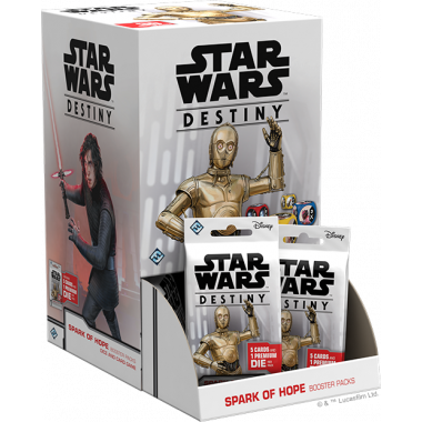 Copertina di Star Wars Destiny: Booster Box - Scintilla di Speranza Copertina di Star Wars Destiny: Booster Box - Scintilla di Speranza