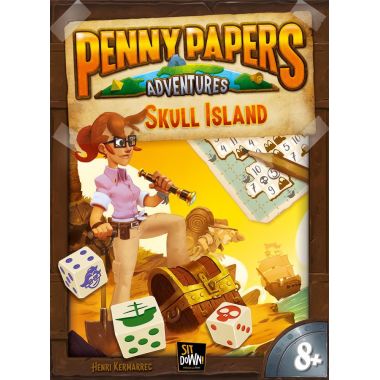 Copertina di Penny Papers Adventures - L'Isola del Teschio Copertina di Penny Papers Adventures - L'Isola del Teschio