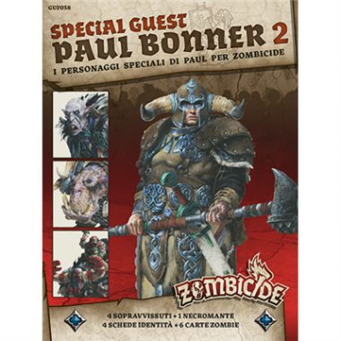 Copertina di Zombicide - Black Plague: Special Guest Box - Paul Bonner 2 Copertina di Zombicide - Black Plague: Special Guest Box - Paul Bonner 2