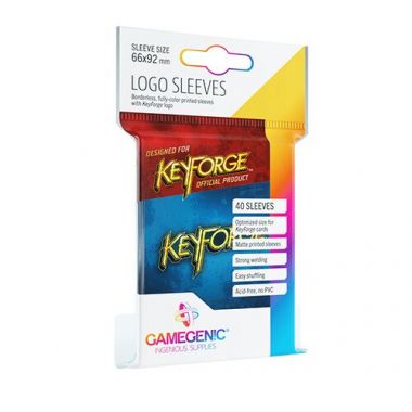 Copertina di Bustine KeyForge Logo Gamegenic 40 (BLU) Copertina di Bustine KeyForge Logo Gamegenic 40 (BLU)