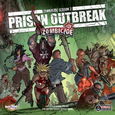 Copertina di Zombicide Prison Outbreak Copertina di Zombicide Prison Outbreak