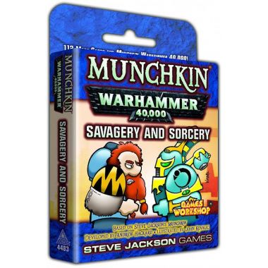Copertina di Munchkin - Warhammer 40,000 Edizione Inglese: Savagery and Sorcery Copertina di Munchkin - Warhammer 40,000 Edizione Inglese: Savagery and Sorcery
