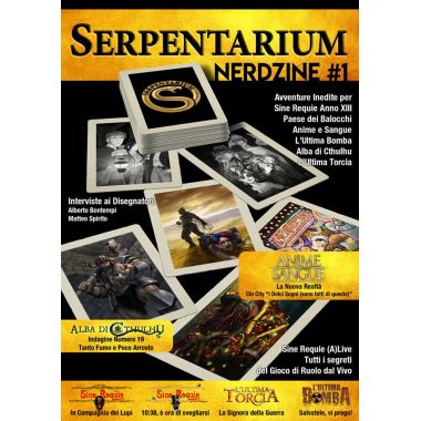 Copertina di Serpentarium Nerdzine - 1 Copertina di Serpentarium Nerdzine - 1