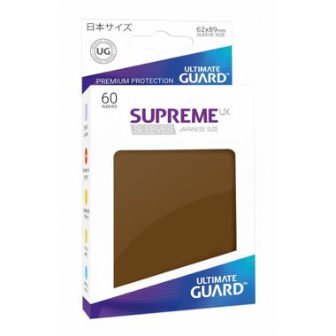 Copertina di Bustine Japanese Ultimate Guard Supreme UX 60 (MARRONE) Copertina di Bustine Japanese Ultimate Guard Supreme UX 60 (MARRONE)