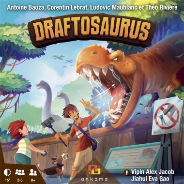 Copertina di Draftosaurus Edizione Inglese Copertina di Draftosaurus Edizione Inglese