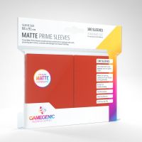 Bustine Opache Gamegenic Matte Prime Sleeves 100 (ROSSO)