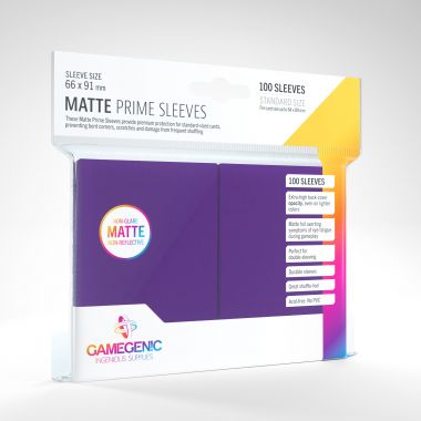 Bustine Opache Gamegenic Matte Prime Sleeves 100 (VIOLA)