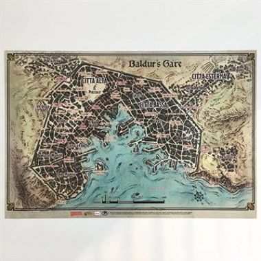 Copertina di Dungeons & Dragons: Baldur's Gate - Mappa di Baldur's Gate Copertina di Dungeons & Dragons: Baldur's Gate - Mappa di Baldur's Gate