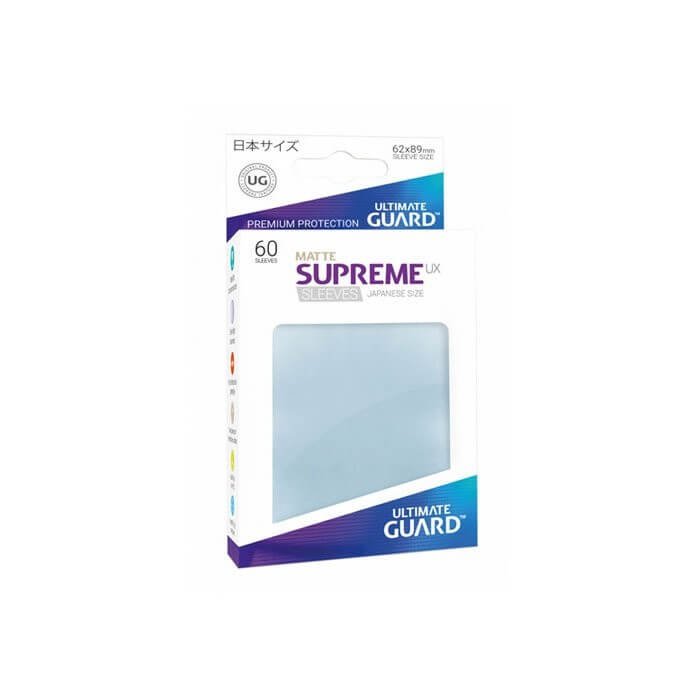 Copertina di Bustine Japanese Ultimate Guard Supreme UX Matte 60 (TRASPARENTE) Copertina di Bustine Japanese Ultimate Guard Supreme UX Matte 60 (TRASPARENTE)