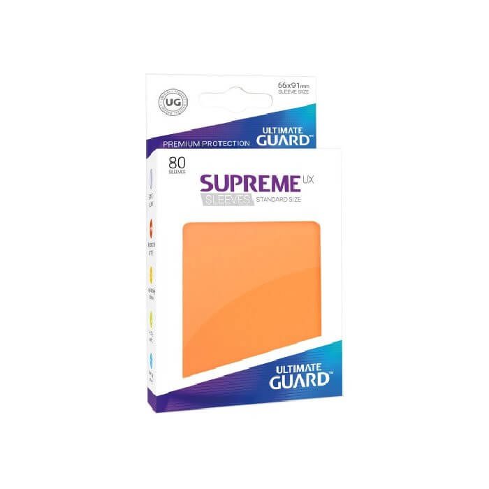 Copertina di Bustine Standard Ultimate Guard Supreme UX 80 (ARANCIONE) Copertina di Bustine Standard Ultimate Guard Supreme UX 80 (ARANCIONE)