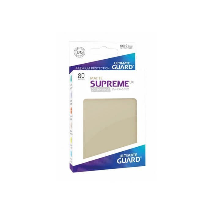 Copertina di Bustine Standard Ultimate Guard Supreme UX 80 (SABBIA) Copertina di Bustine Standard Ultimate Guard Supreme UX 80 (SABBIA)
