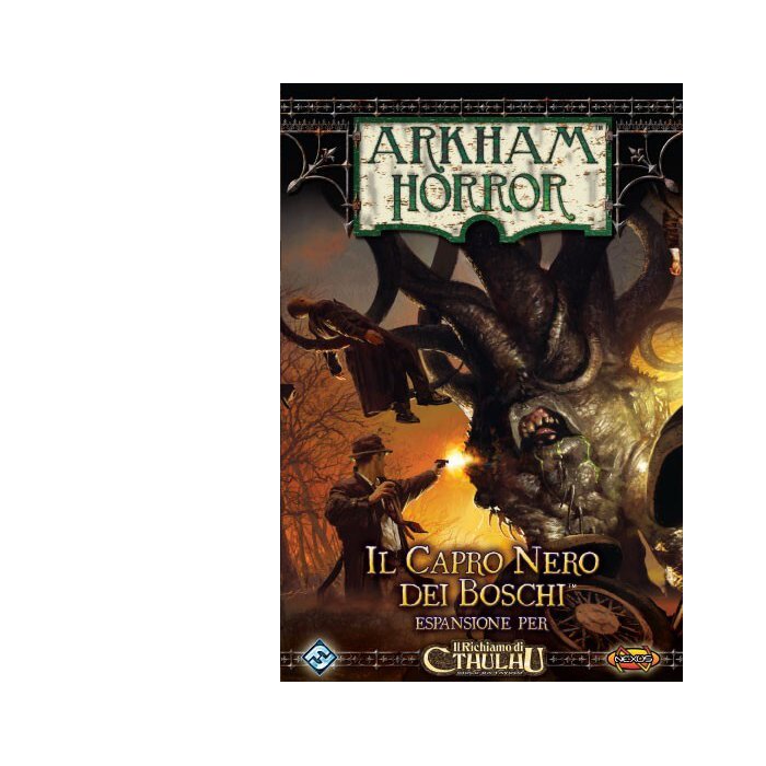 Copertina di Arkham Horror Vecchia Edizione: Il Capro Nero dei Boschi Copertina di Arkham Horror Vecchia Edizione: Il Capro Nero dei Boschi