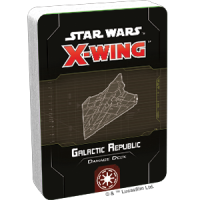 Star Wars X-Wing 2E: Damage Deck - Repubblica Galattica