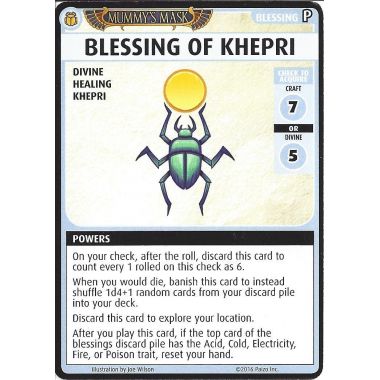 Pathfinder ACG Edizione Inglese - Blessing of Khepri Promo Card