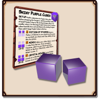 Dungeon Drop - Mysterious Shiny Purple Cubes