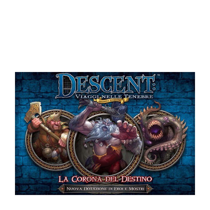 Copertina di Descent: La Corona del Destino Copertina di Descent: La Corona del Destino