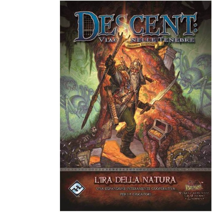 Copertina di Descent: L'Ira della Natura POD Copertina di Descent: L'Ira della Natura POD