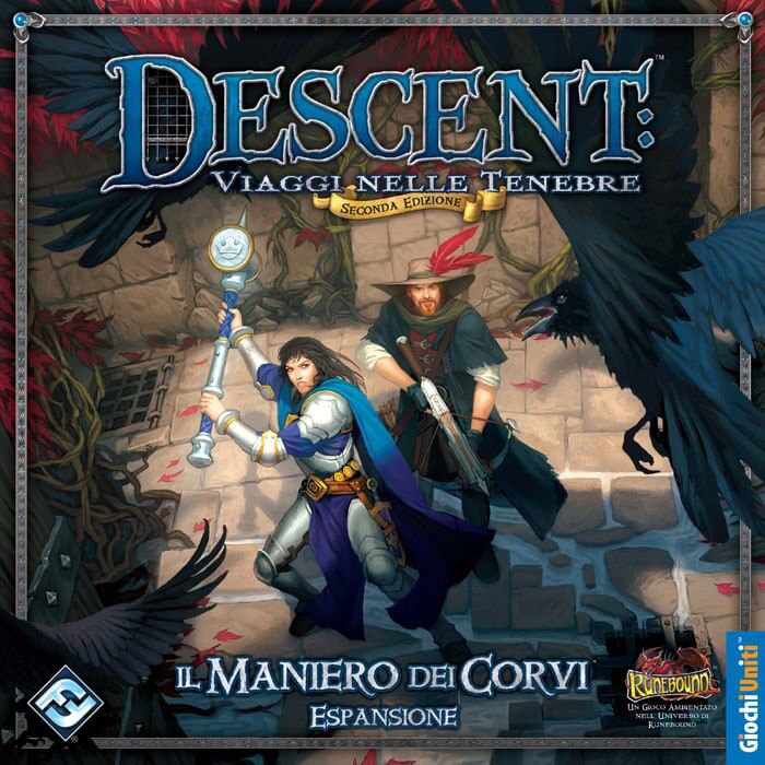 Copertina di Descent: Il Maniero dei Corvi Copertina di Descent: Il Maniero dei Corvi